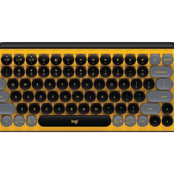 LOGITECH POPKEYS WIRELESS MECHANICAL KEYBOARD BLAST YELLOW