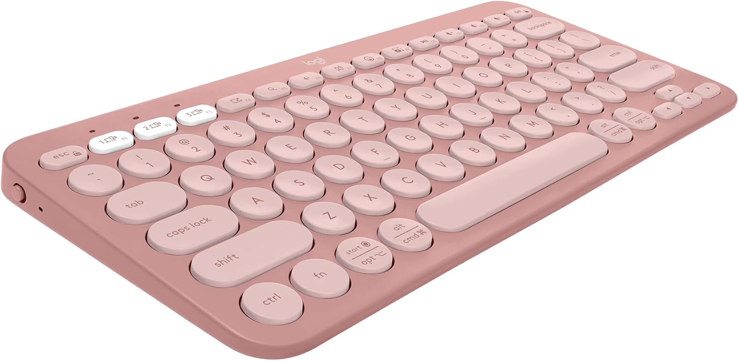 LOGITECH PEBBLE KEYS2 K380S TONAL ROSE