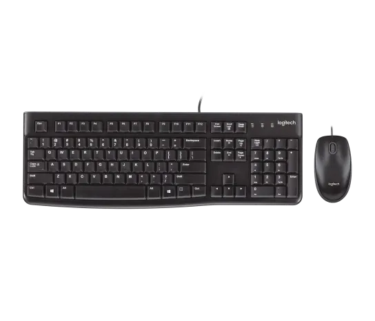 LOGITECH MK120 WIRED KEYBOARD AND MOUSE COMBO